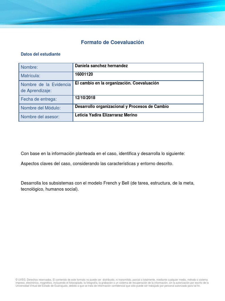 Modelo French y Bell | PDF | Gestión de recursos humanos | Cognición