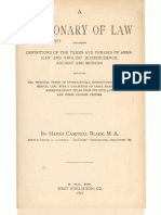 Black's Law 1st Edition - Sec. A