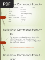 Basic Linux Commands From A+