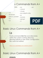 Basic Linux Commands From A+