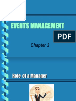 Role of Event Manager"TITLE"Event Management Chapter 2" TITLE"Tasks of an Event Manager"TITLE"Event Manager Responsibilities