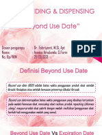 Beyond Use Date