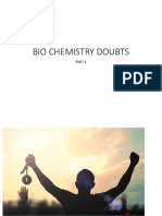 Biochemistry Doubts Part 1