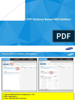 MOP To Turn OFF Distance Based NBR Addition