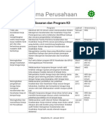 Sasaran dan Program K3.doc