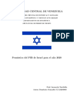 Proyección Del Pib de Israel para El Año 2020
