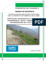 TDR Crtificacion Ambiental Bambamarca Carretera Bambamarca-Marañon