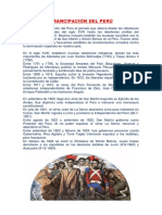 Emancipacion Peru Resumen