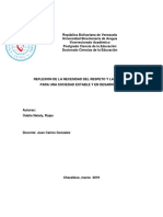 Reflexiones Sobre El Respeto y La Tolerancia