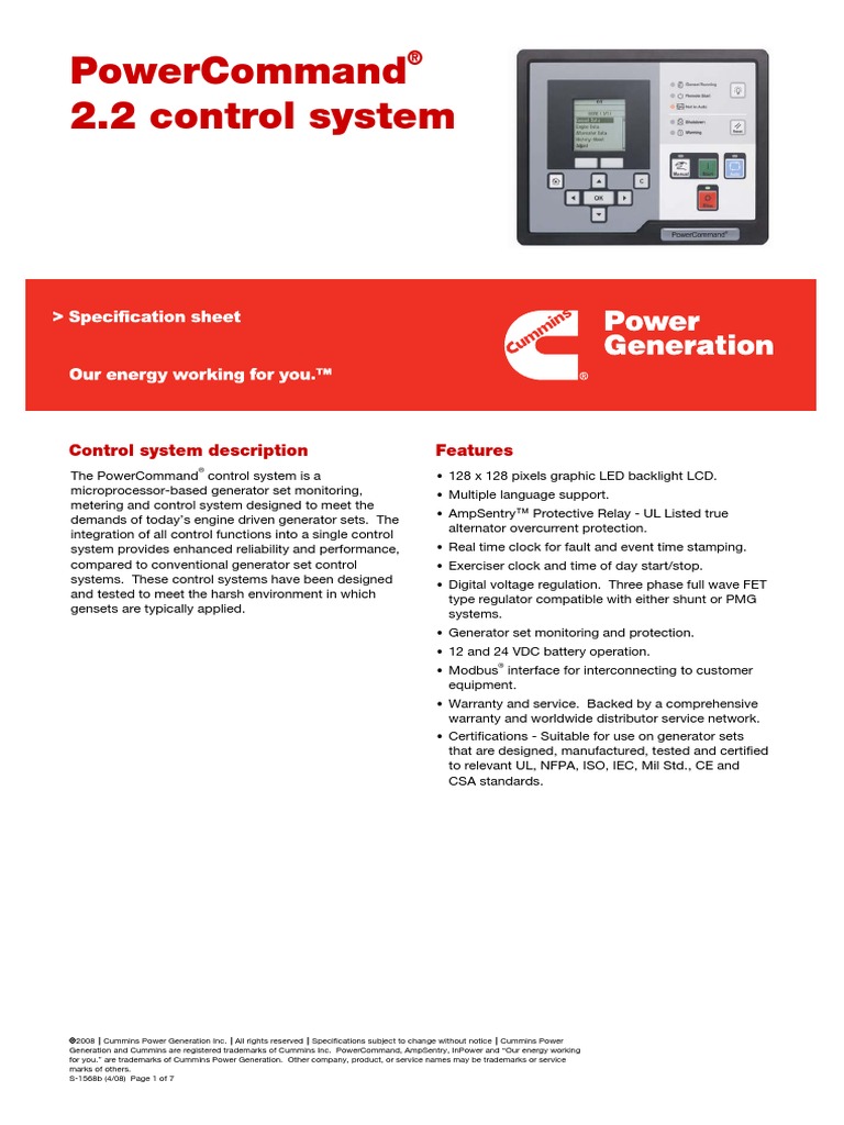 2.2 Power Command | PDF | Relay | User Interface