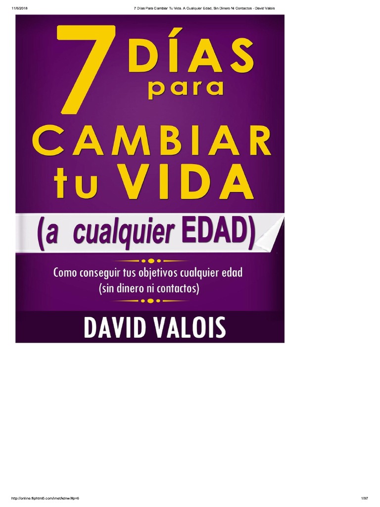 7 Días para Cambiar Tu Vida | PDF