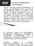 1.2 Diferencia Entre Pedagogia - Andragogia
