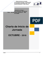 Charla Inicio de Jornada Octubre - Alta Montaña