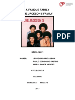 A Famous Family The Jackson 5 Family: English 1