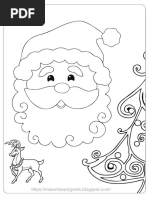 100 Dibujos de Navidad para Colorear PDF