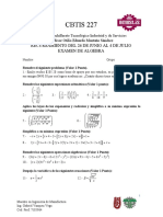 Examen Recursamiento Algebra Junio 2019