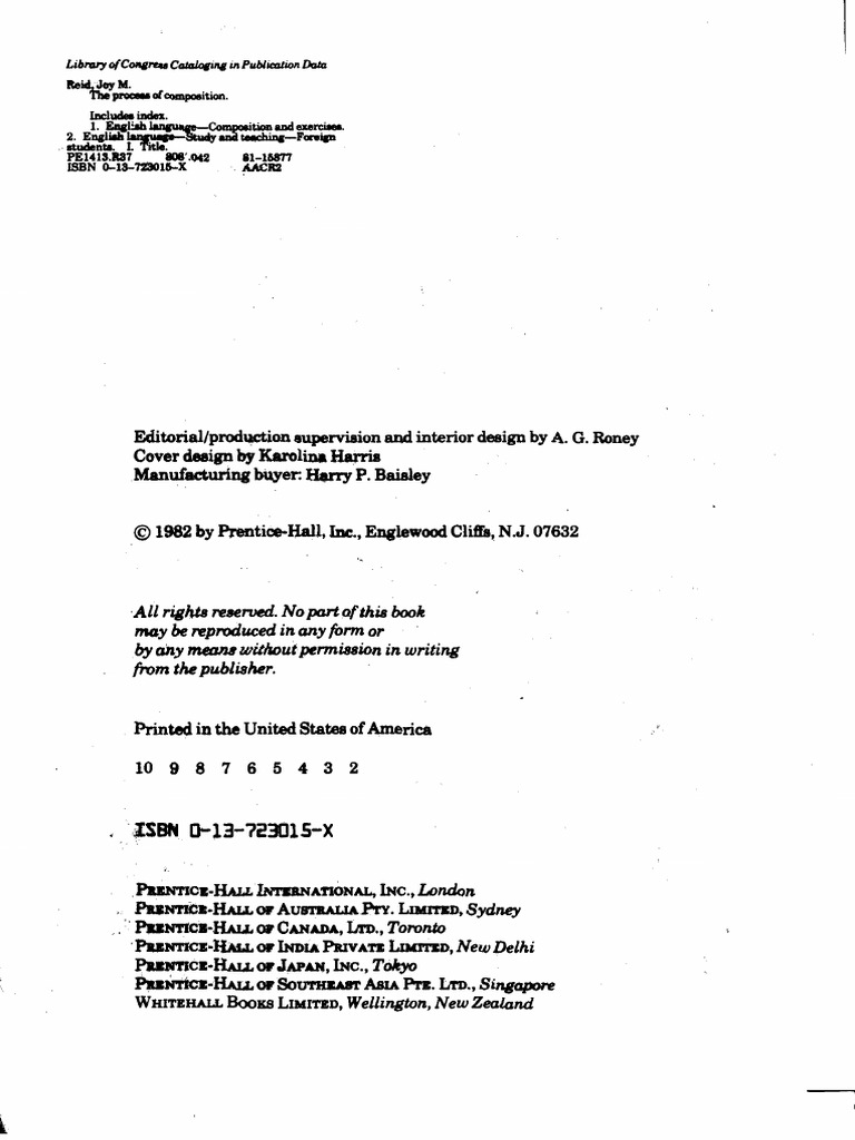 The Process Of Composition Pdf Pdf