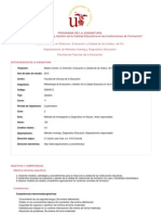 Metodología de Evaluación y Gestión de Calidad en I.F.