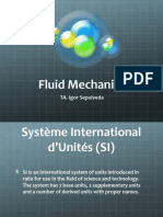 Fluid Mechanics and SI Units