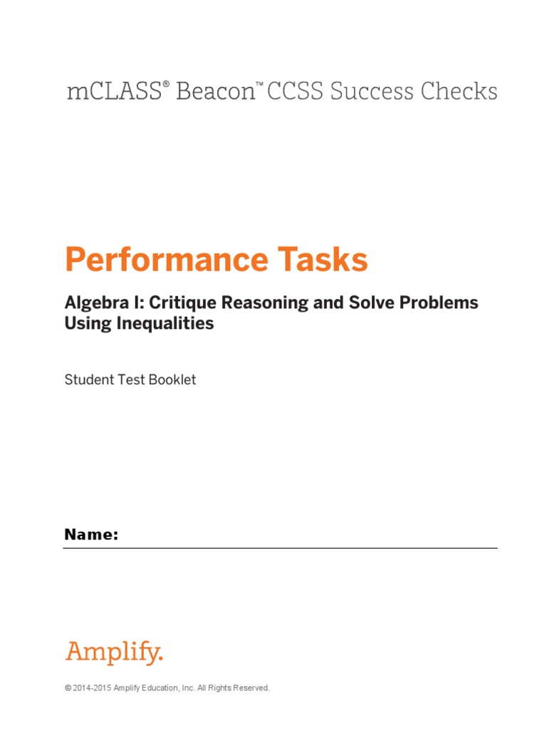 Amplify Education (2015) PDF Equations Argument