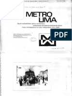 Estudio Metro Lima 1973 - Texto