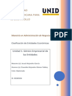 Unidad 1 Génisis Empresarial de Las Entidades