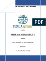 Analisis Videoteca 1: Escuela Nacional de Aduanas