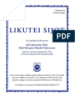 Likutei Sijot II - Balak 2019