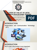 A View of ICT in Latin American Educational System