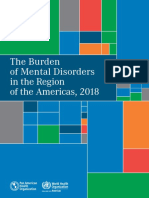 OMS The Burden of Mental Disorders in The Region of The Americas, 2018