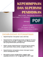 Kepemimpinan Dan Supervisi Pendidikan