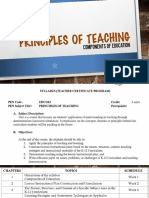 Principles of Teaching PDF