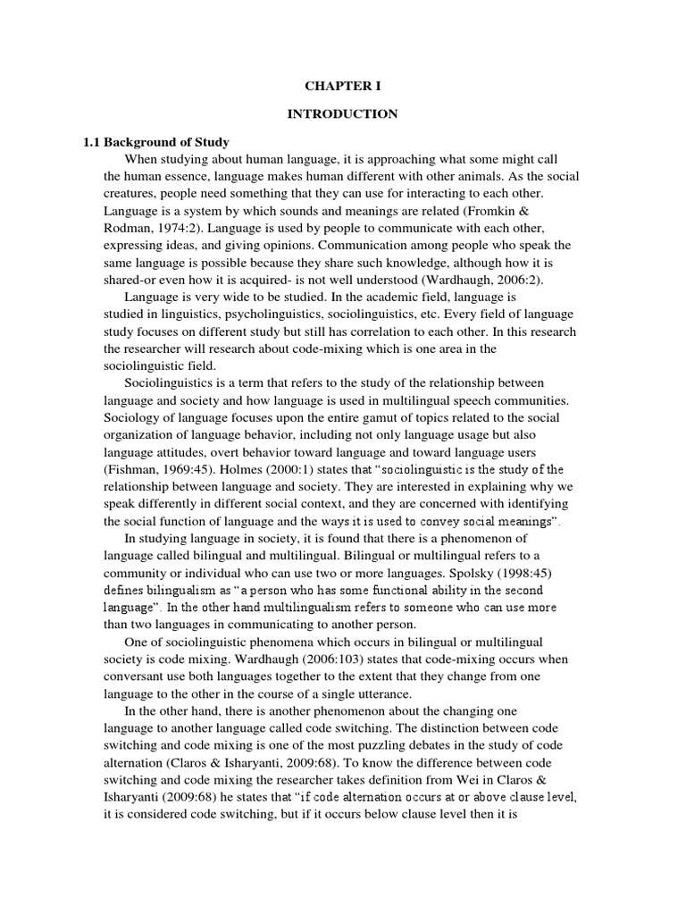 Code Mixing Ingg 2 | PDF | Multilingualism | Teachers