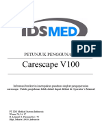 Petunjuk Penggunaan Carescape V100
