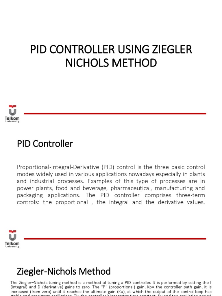 PID Tuning with Ziegler-Nichols Method | PDF | Control Engineering ...