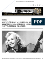 Crítica del libro Mujeres del rock 