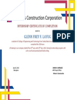 Certificate of Completion (Glen)