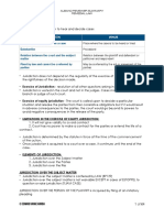 Remedial Law Jurisdiction and Venue Review