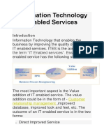 Information Technology Enabled Services