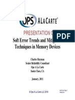 Soft Errors in Memory Devices