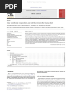 Meat Nutritional Composition and Nutritive Role in The Human Diet