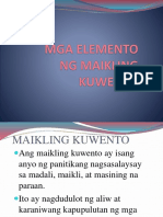 Mga Elemento NG Maikling Kuwento