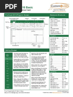 Excel 2016 Quick Reference PDF