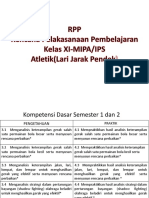 Presentasi RPP Lari Jarak Pendek Kelas XI