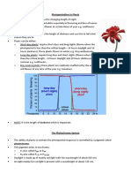 Bio 91603 Photoperiodism