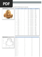 1060A Bronze Swing Type Check Valve