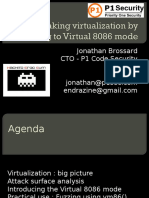 Jonathan Brossard - Breaking Virtualization 8088 Mode - Hackito Ergo Sum conference