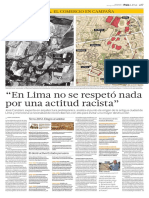 En Lima No Se Respetó Nada Por Una Actitud Racista