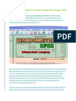 Uji Paired T-Test SPSS