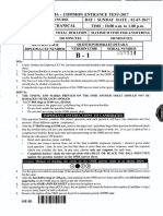 Diploma CET Mechanical Entrance Test Details